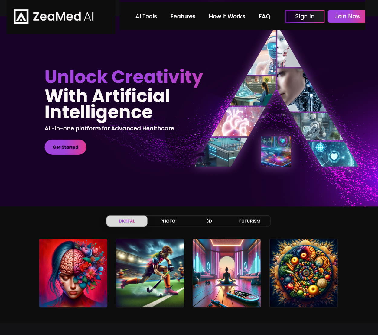 ZeaMed AI Studio- HEALTHCARE CONTENT CREATION PLATFORM
                        