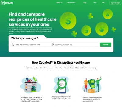 ZeaMed- AI-ASSISTED HEALTHCARE MARKETPLACE